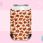 CAN KOOZIE SUB TRANSFER - GIRAFFE PRINT