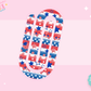 JUMBO PAPER CLIP SUB TRANSFER - AMERICAN STRIPES