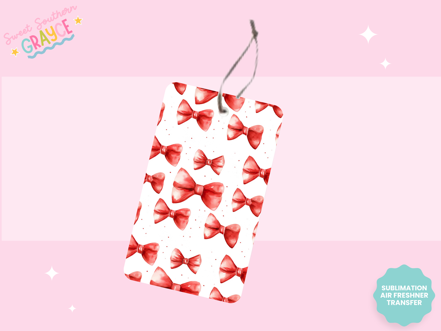 AIR FRESHIE SUB TRANSFER - RED BOWS