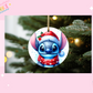 ORNAMENT SUBLIMATION TRANSFER - SNOW BLUE ALIEN #1