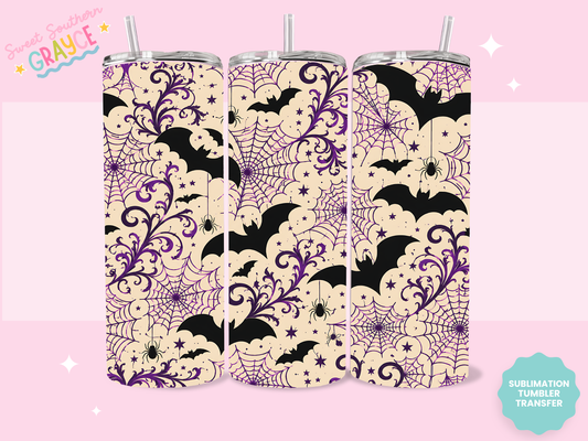 20oz SUBLIMATION TRANSFER- BATS AND WEBS