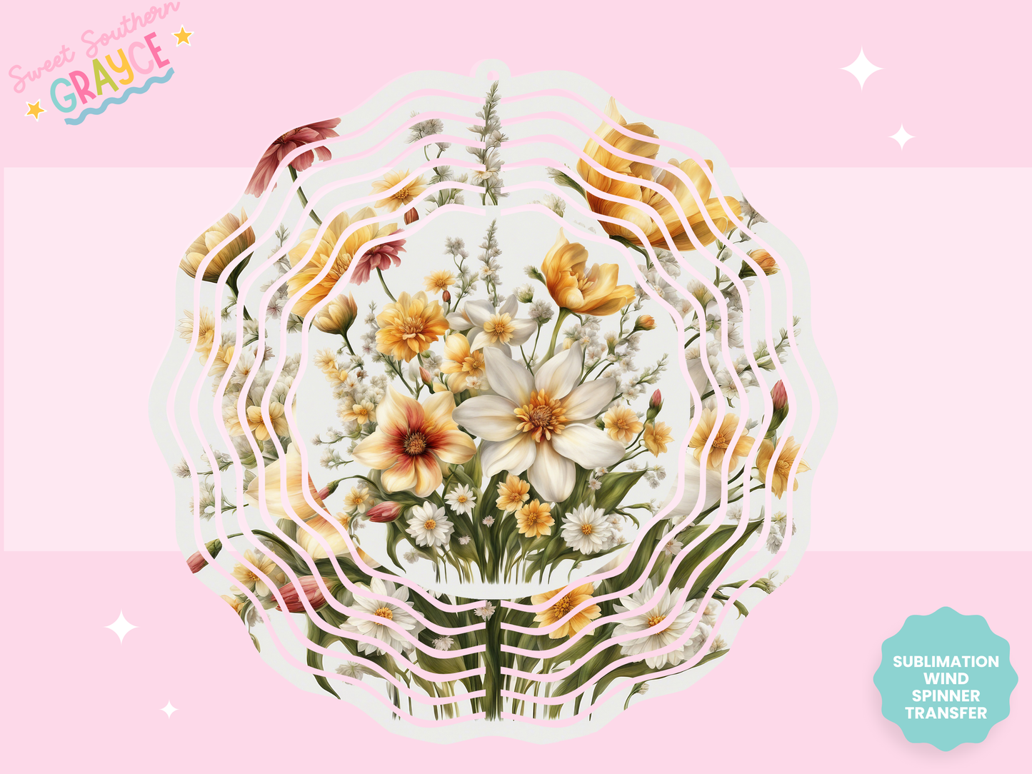 WIND SPINNER SUB TRANSFER - WILDFLOWERS