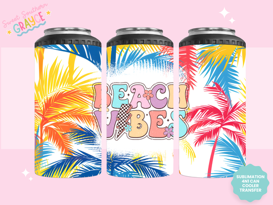 4n1 CAN COOLER TRANSFER- BEACH VIBES