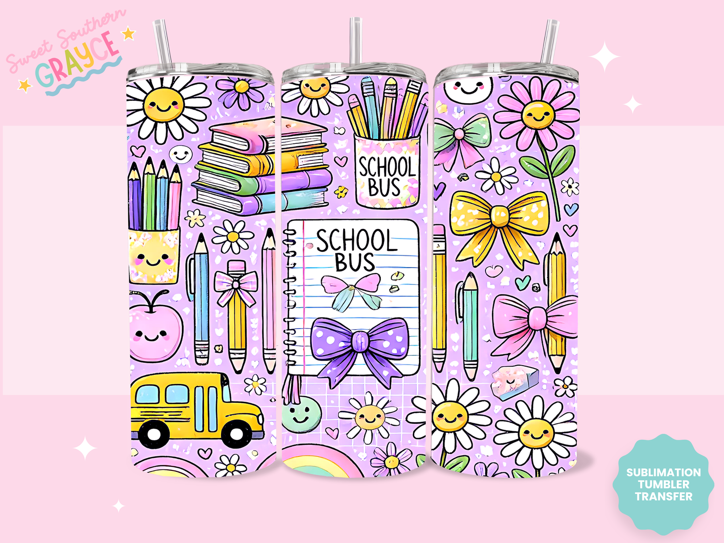 20oz SUBLIMATION TRANSFER- SCHOOL BUS STUFF