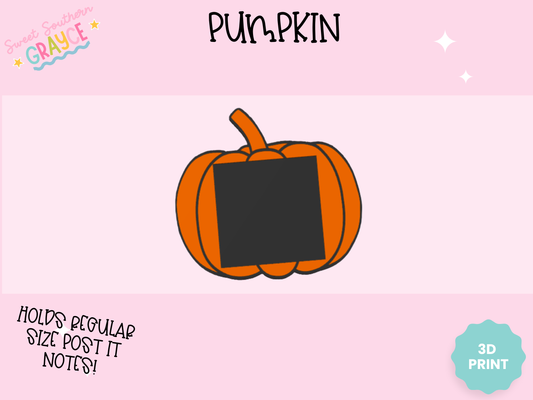 3D STICKY NOTE HOLDER- PUMPKIN