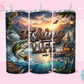 20oz SUBLIMATION TRANSFER- LIGHTING FISHING LIFE