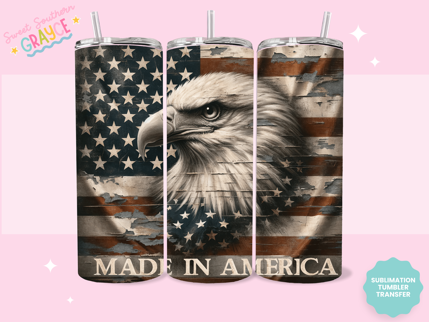 20oz SUBLIMATION TRANSFER - MADE IN AMERICA