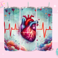 20oz SUBLIMATION TRANSFER - EKG HEART