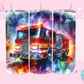 20oz SUBLIMATION TRANSFER - VIBRANT FIRE TRUCK