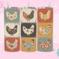 20oz SUBLIMATION TRANSFER- CHICKEN BLOCKS