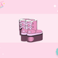 3D STRAW TOPPER- COZY BOOTS