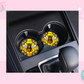 CAR COASTER SUBLIMATION TRANSFER - STAINED GLASS BEE