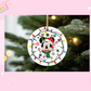 ORNAMENT SUBLIMATION TRANSFER - CHRISTMAS LIGHTS BOY MOUSE