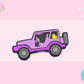 3D STRAW TOPPER- OFFROAD CAR WITH DUCK
