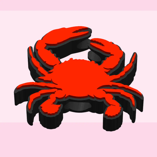 3D STRAW TOPPER- CRAB